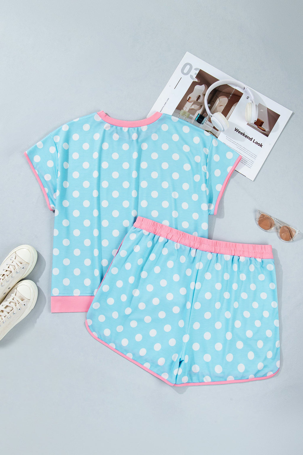 Mikayla Trim 2pcs Short PLUS Set