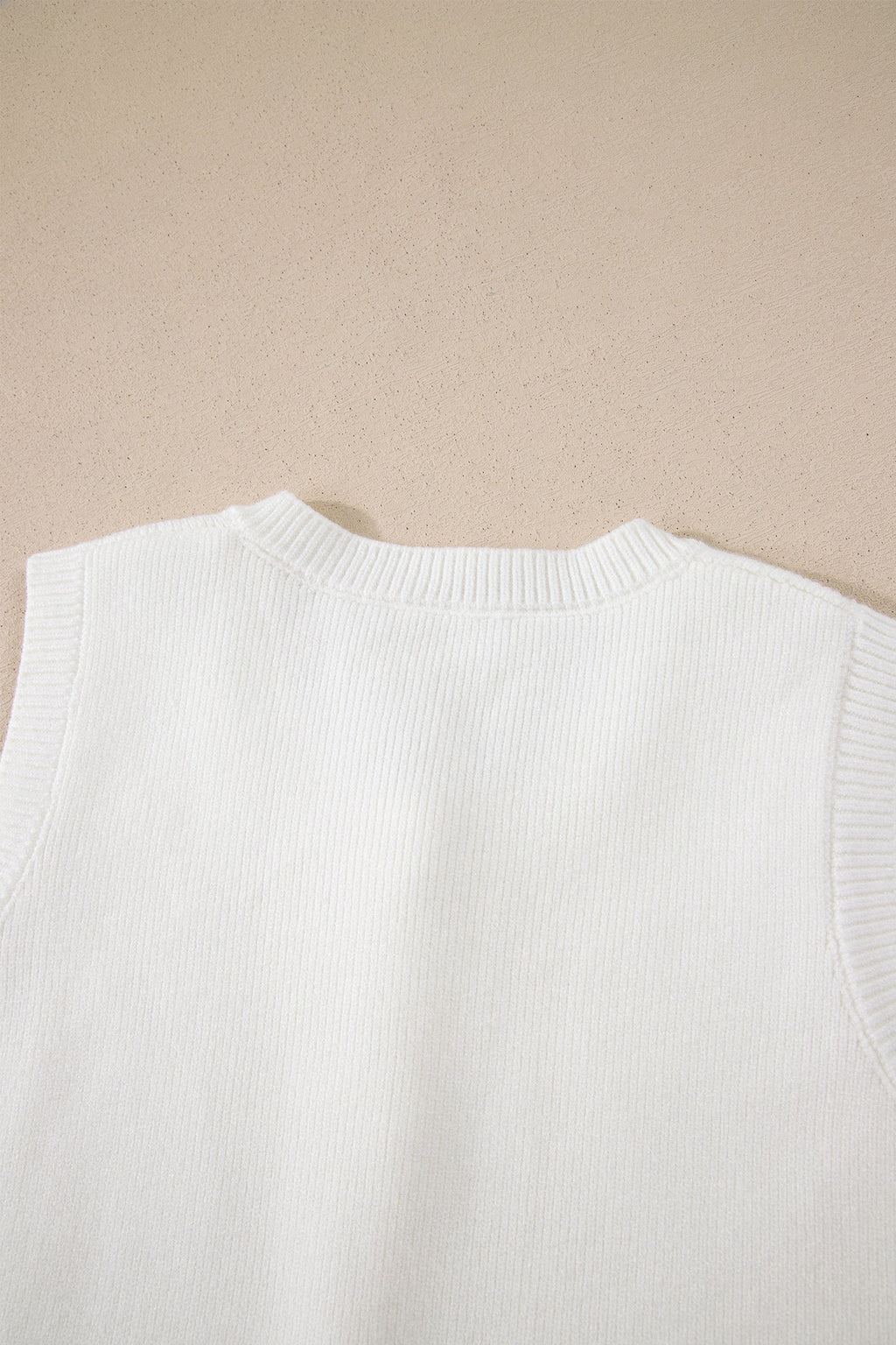 Adeline Color Sleeveless Knit Sweater