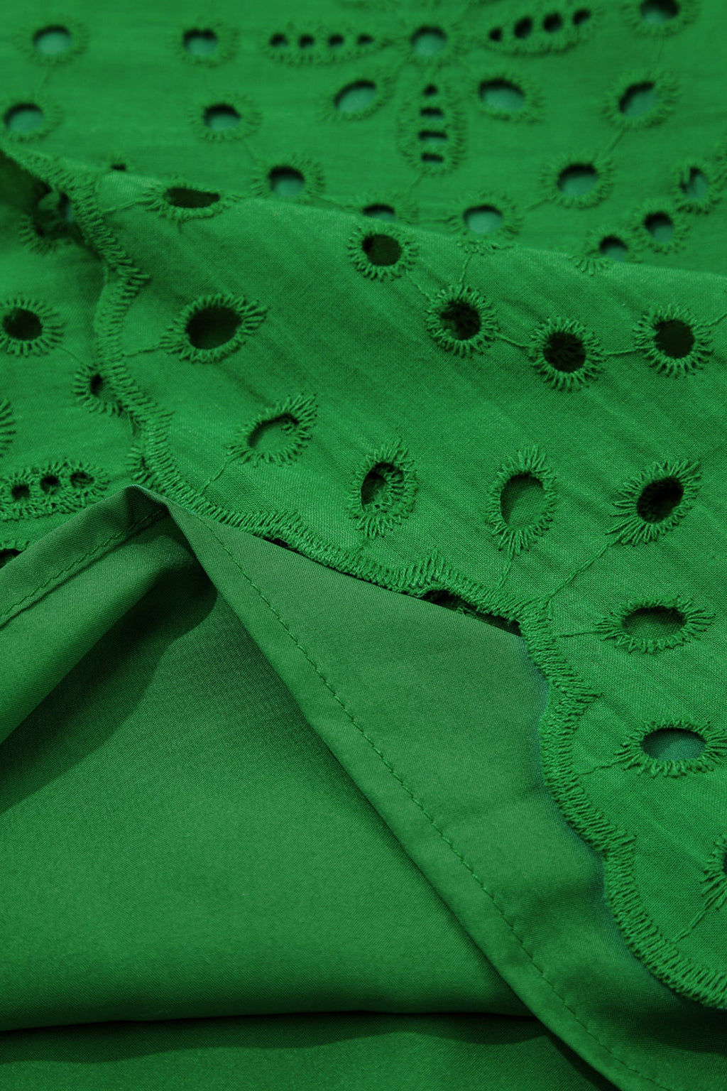 Celine Eyelet Embroidered T Shirt