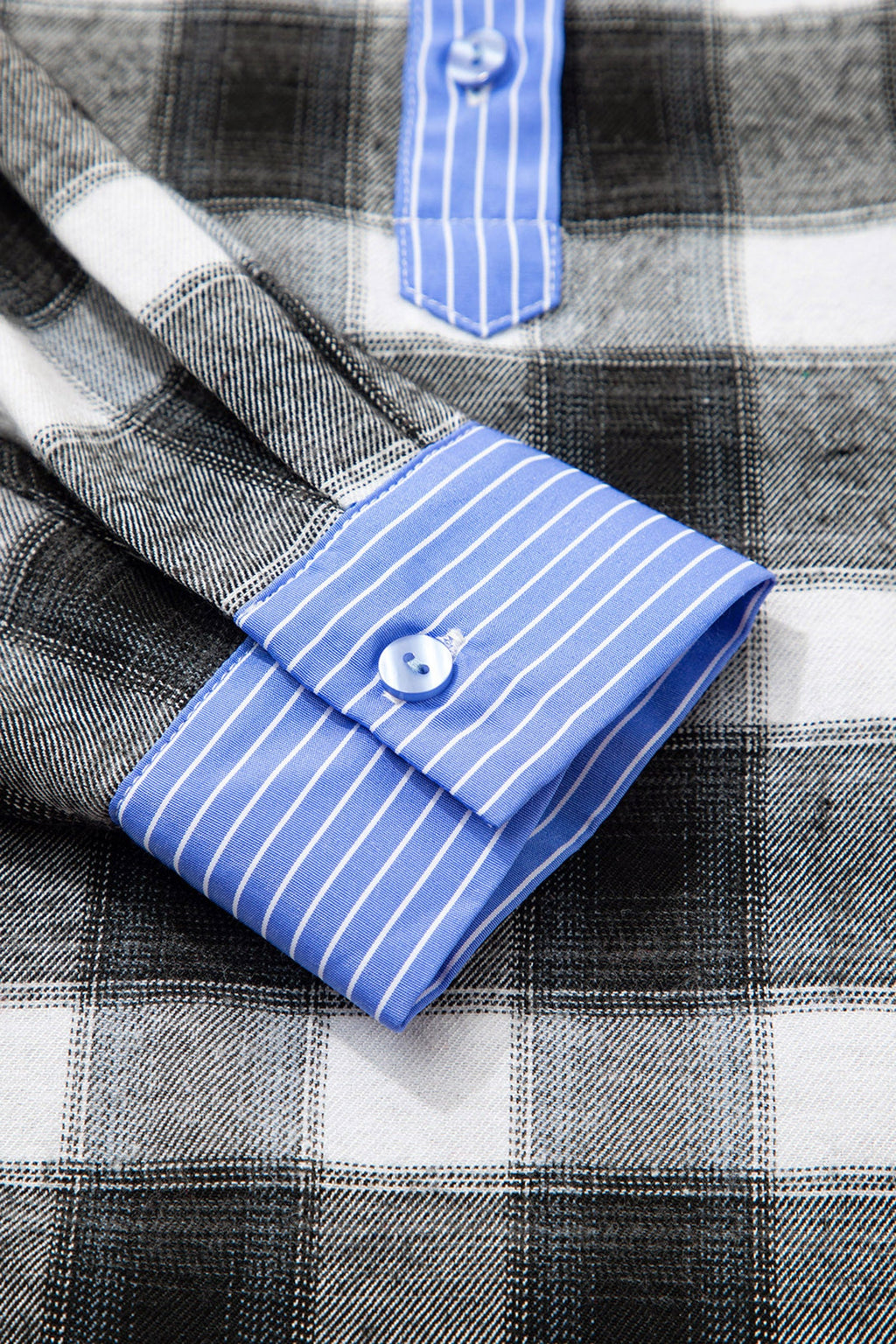 Ezra Half Placket Plaid Blouse