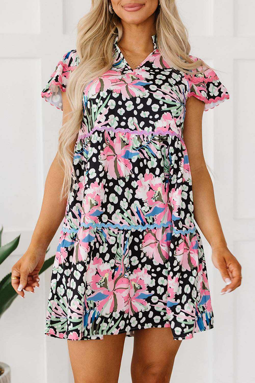 Deborah Tiered Mini Dress