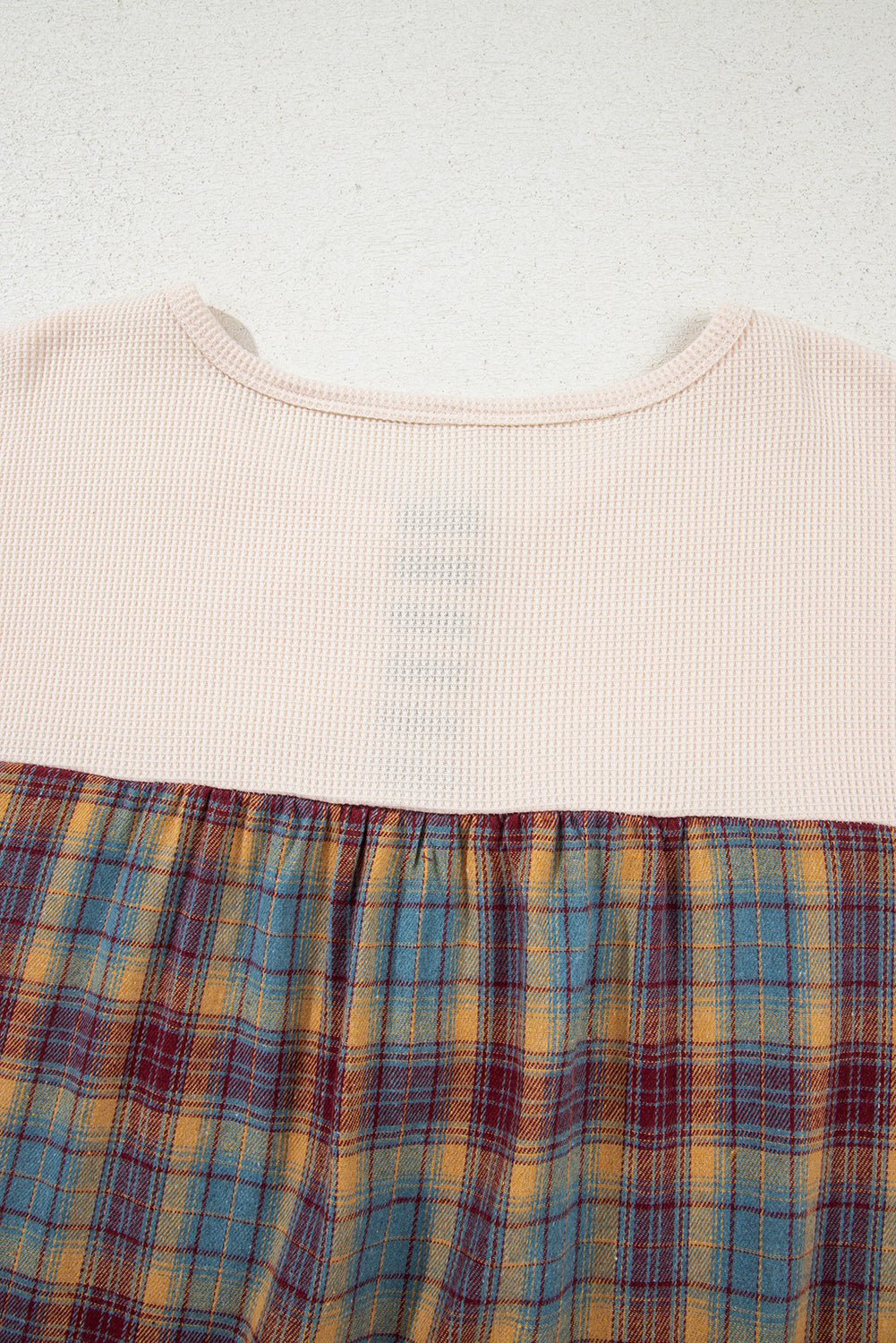 Mackenzie Plaid Patchwork Half PLUS Pullover