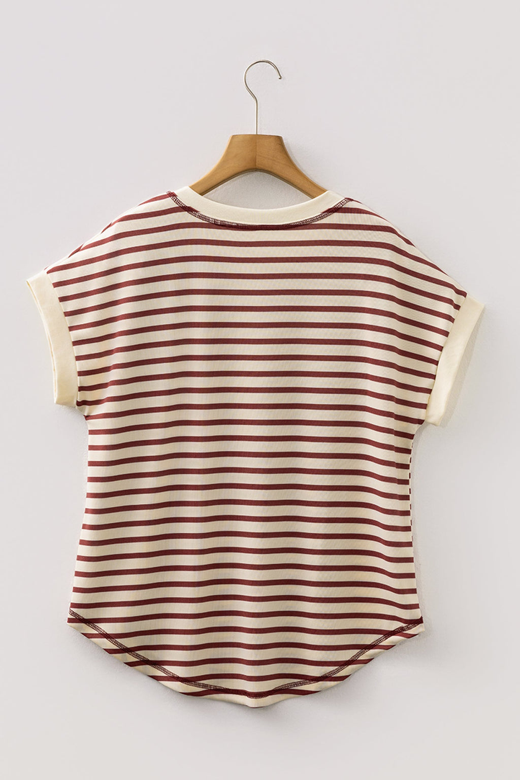 Yusra Stripe Half T Shirt