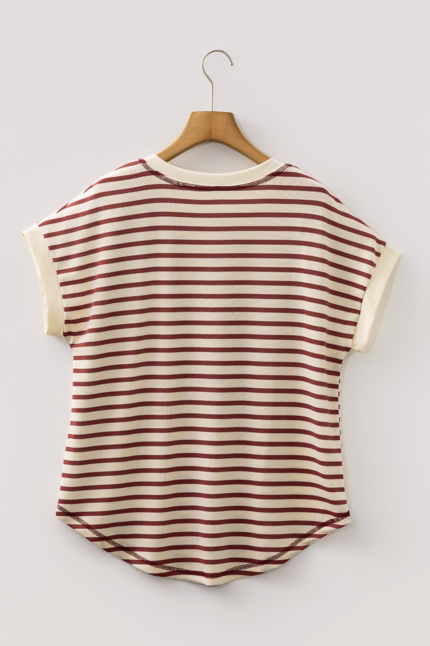 Yusra Stripe Half T Shirt