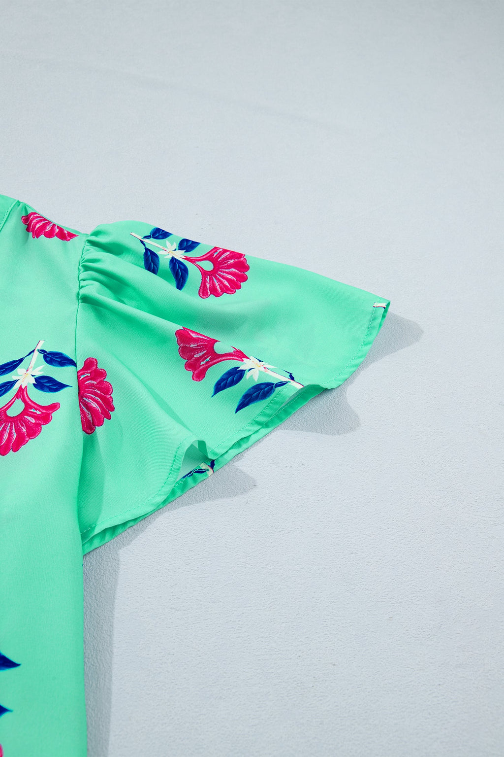 Gianna Floral Flutter Sleeve Blouse