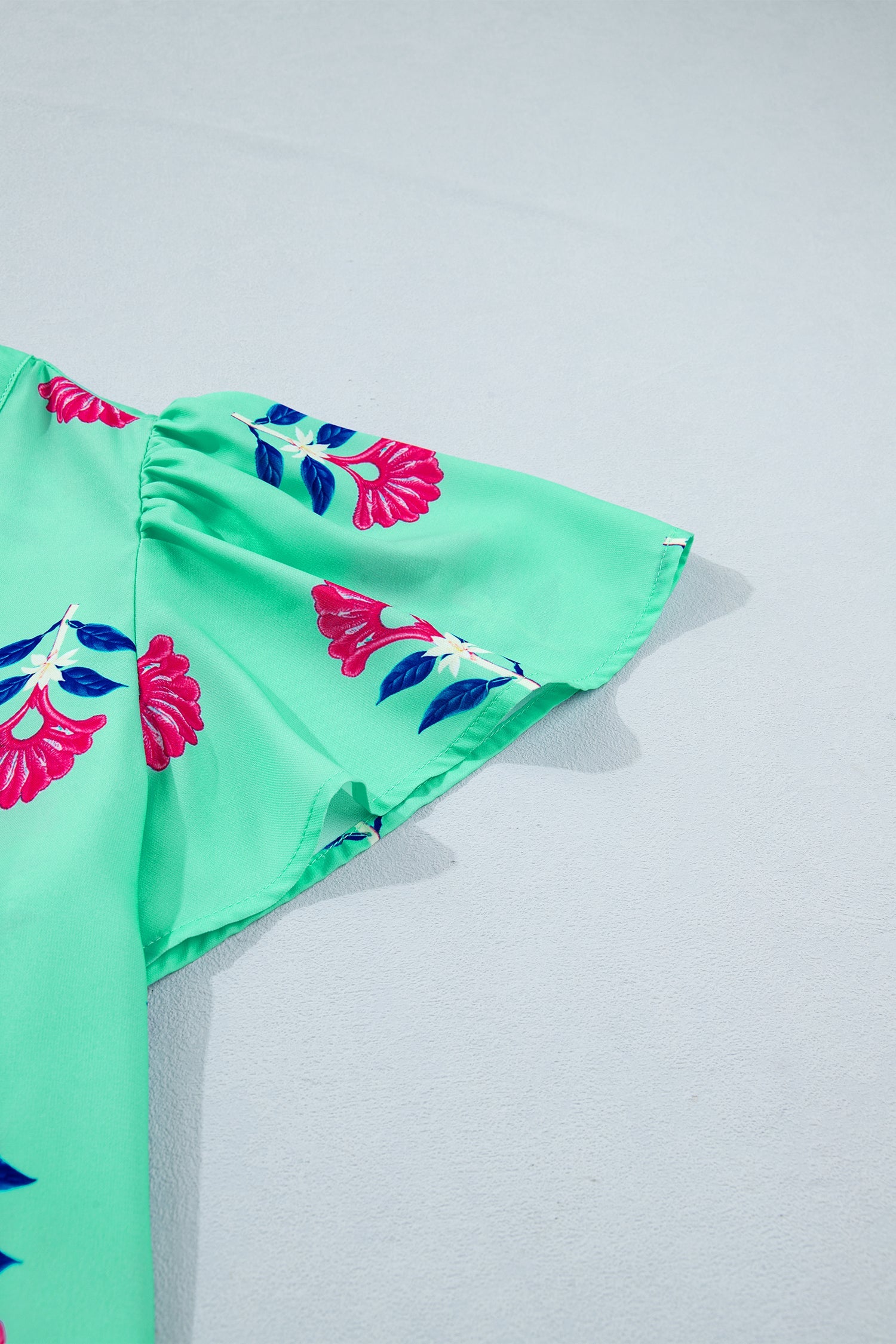 Gianna Floral Flutter Sleeve Blouse