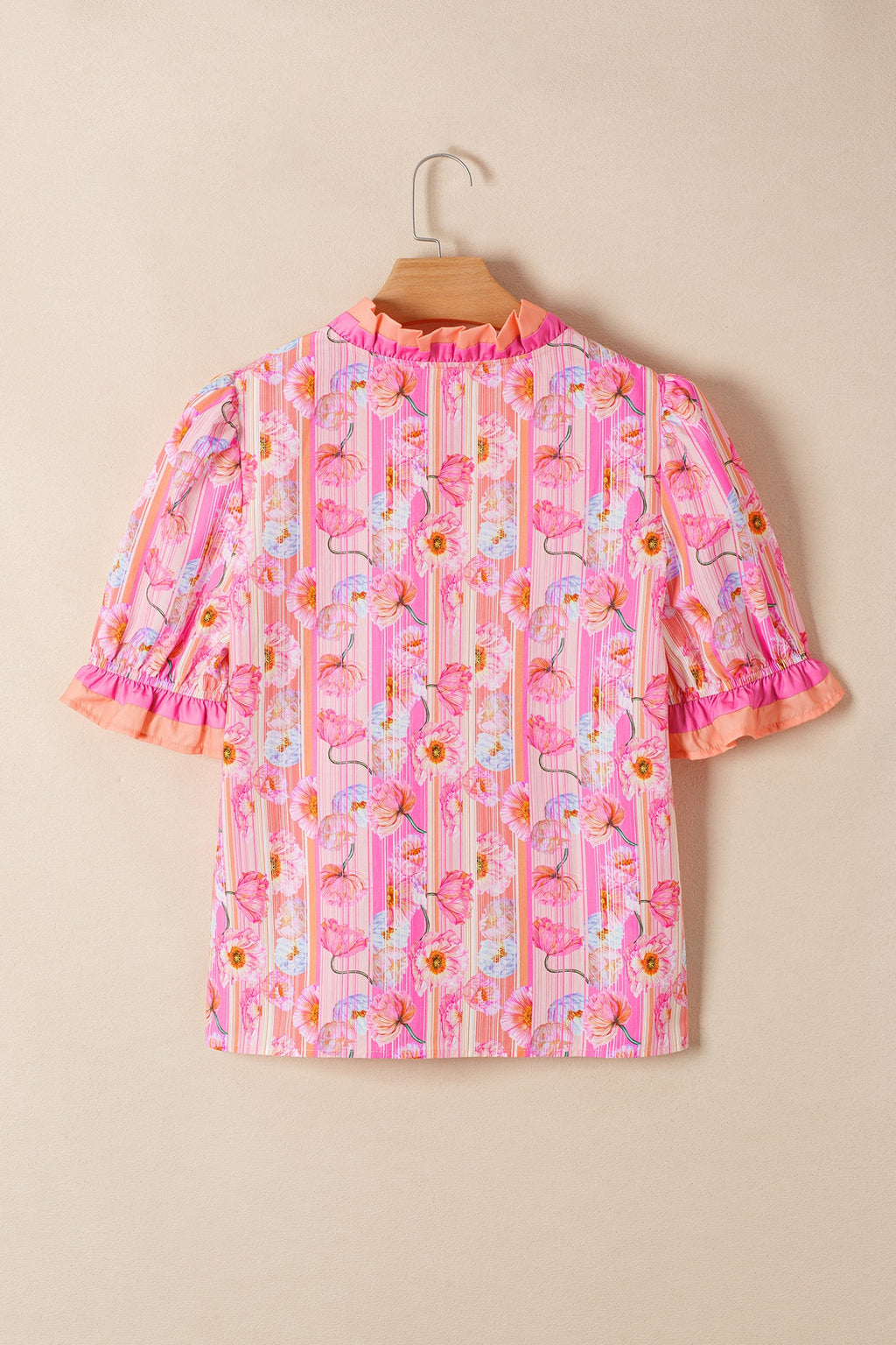 Danna Trim Short Sleeve Blouse