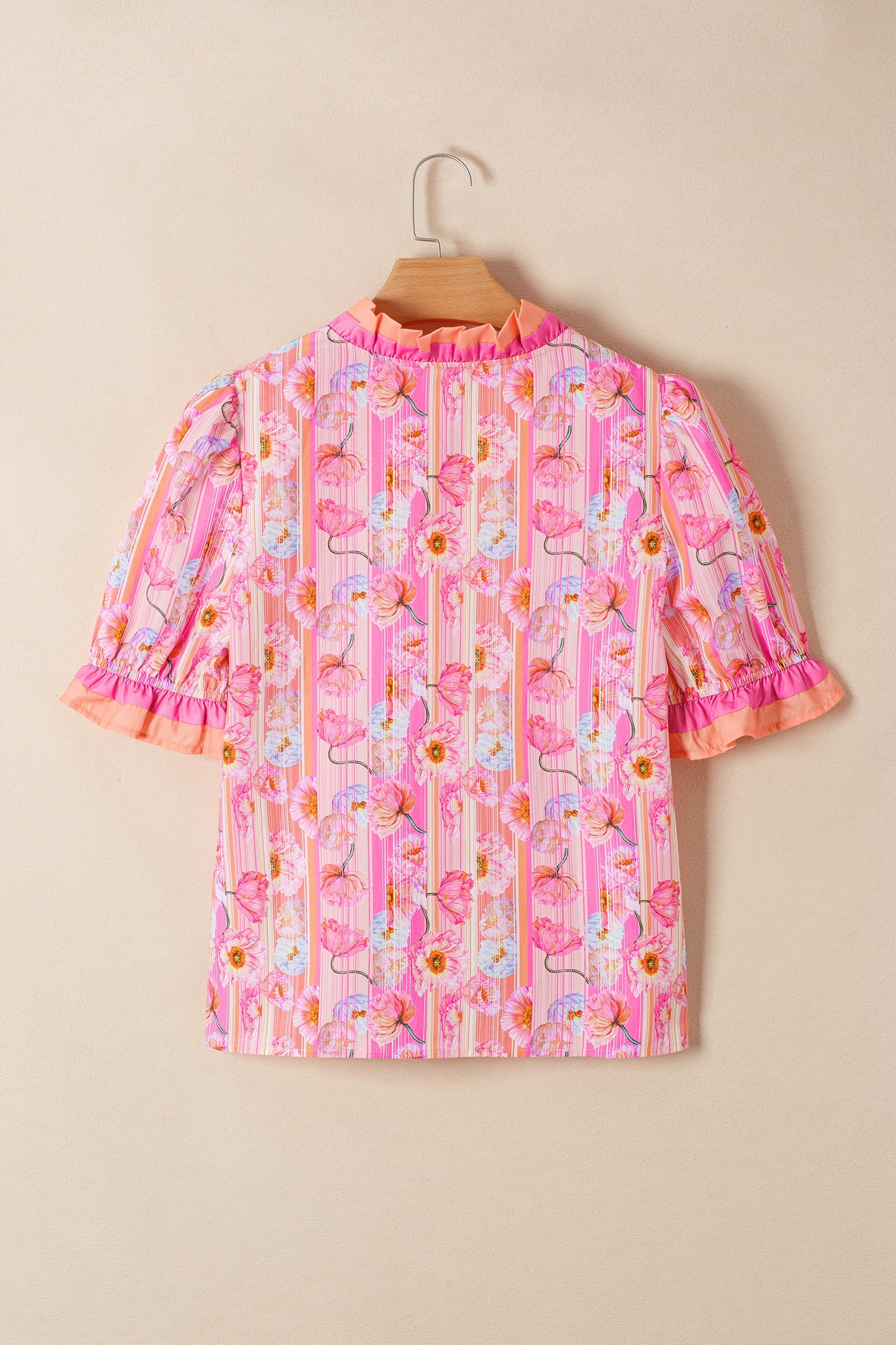 Danna Trim Short Sleeve Blouse