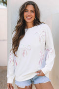 Saratris Drop Shoulder Oversized Sweatshirt