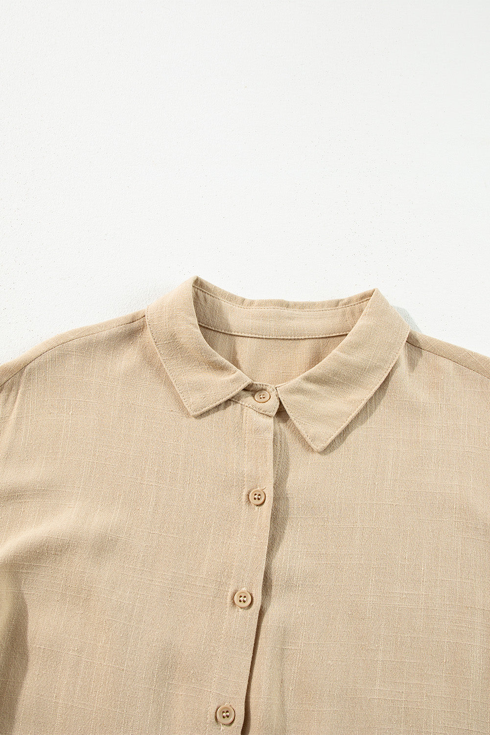 Scarlet Sleeve Tiered Pleated Shirt