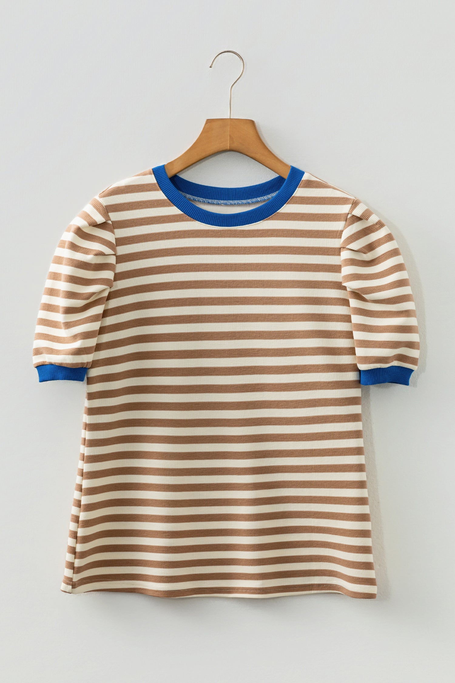 Elora Sleeve Contrast Trim Tee