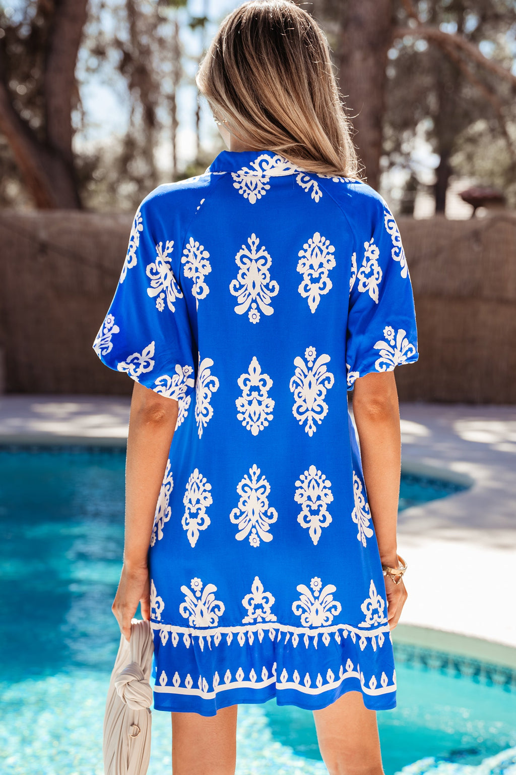 Halle Puff Sleeve Mini Dress