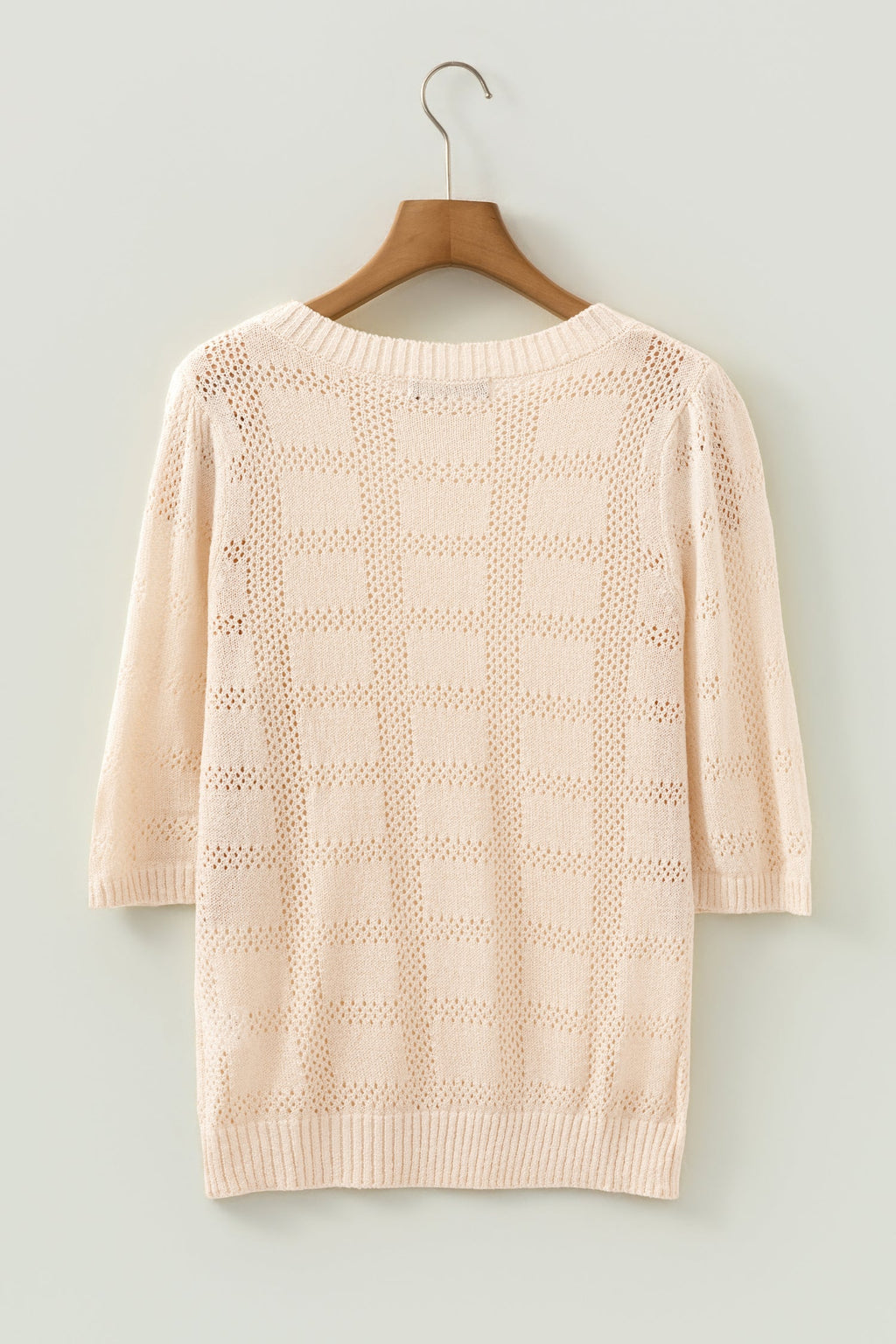 Belen Knit Short Sleeve Sweater