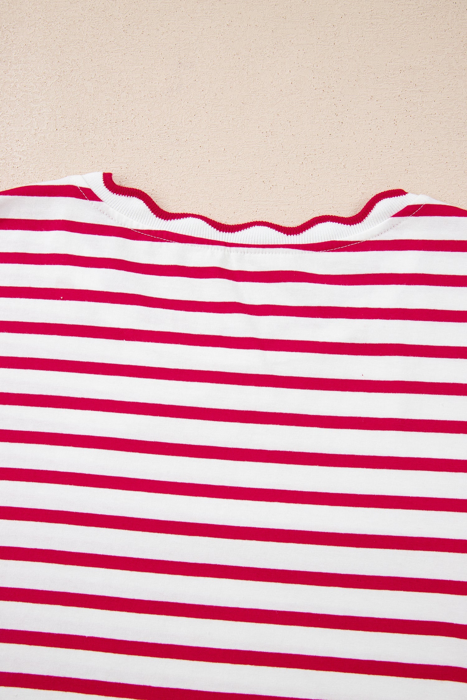 Royalty Scalloped Trim T Shirt