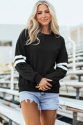 Taylor Striped Oversized Sweatshirt