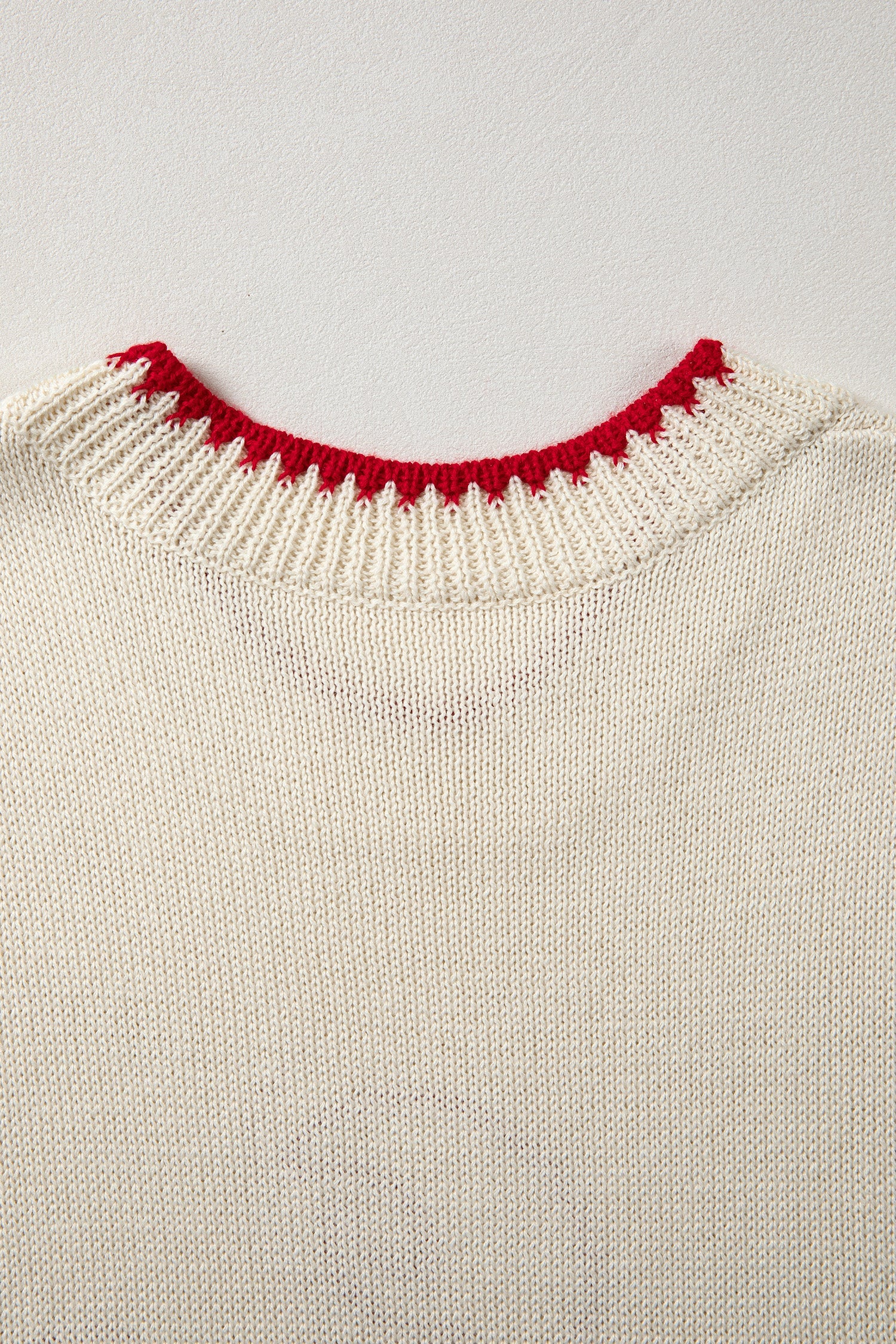 Emmeline Plaid Crawfish Knit Sweater