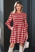 Amelia Puff Sleeve Mini Dress