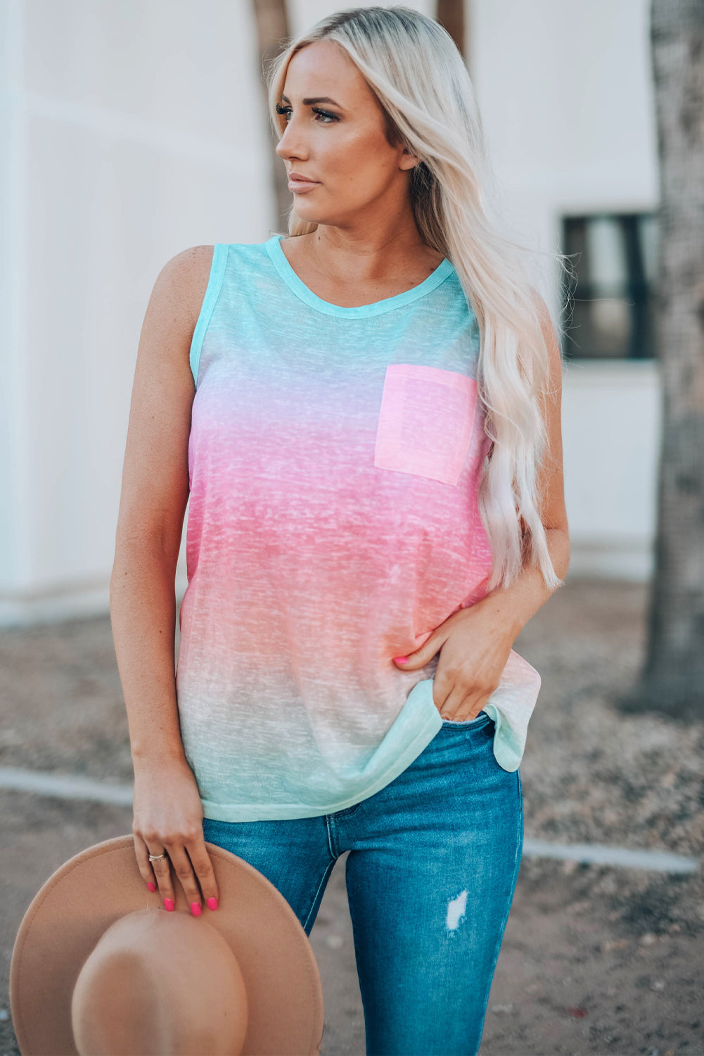 Addison Ombre Tank Top