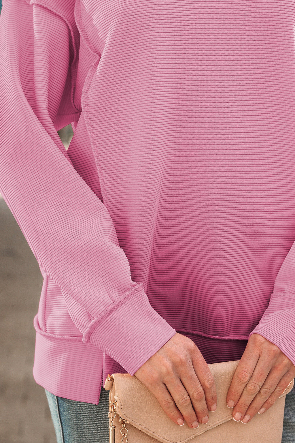 Liv Drop Shoulder Baggy Pullover