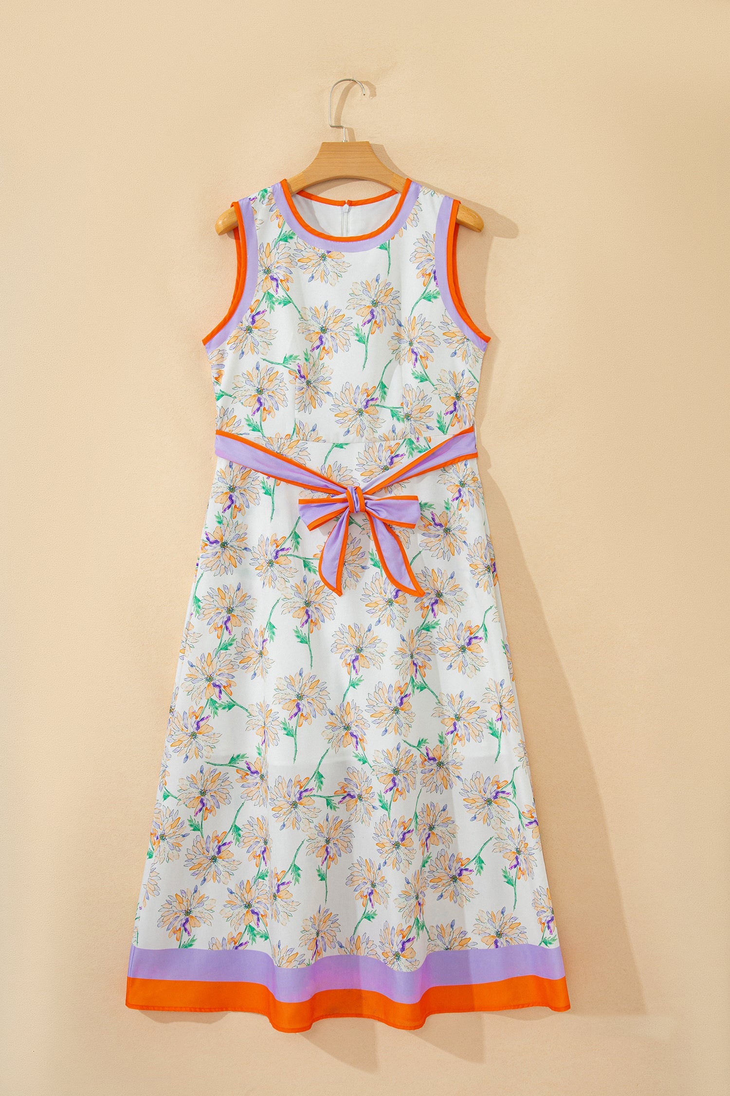 Daphne Belted Sleeveless Maxi Dress