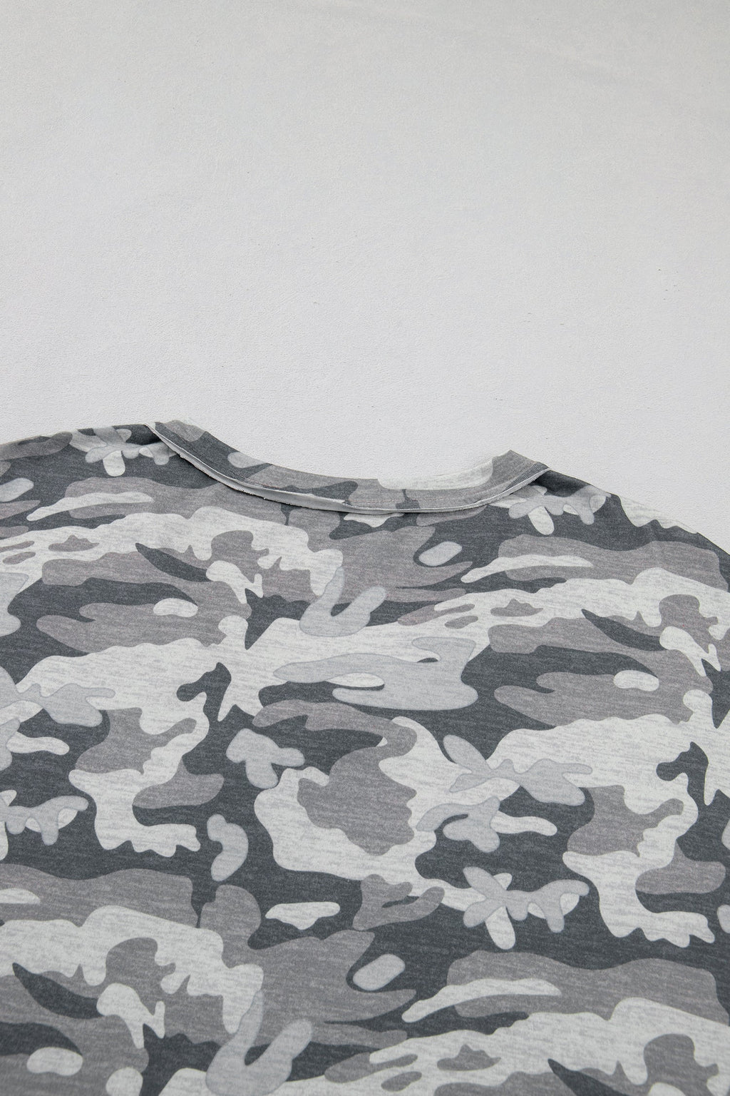Nala Print Raw Edge Tee