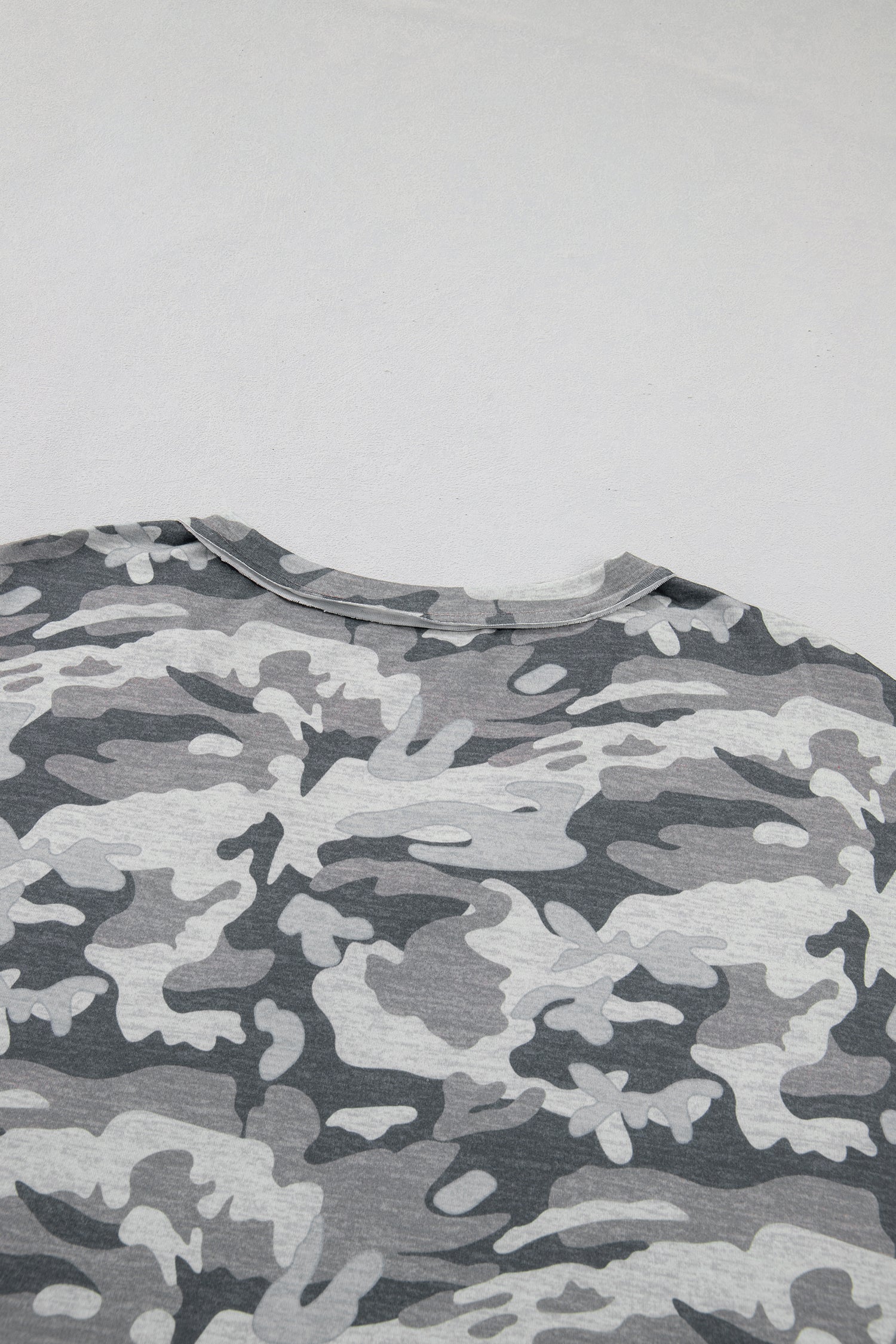 Nala Print Raw Edge Tee