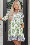 Margot Ruffle Detail Mini Dress