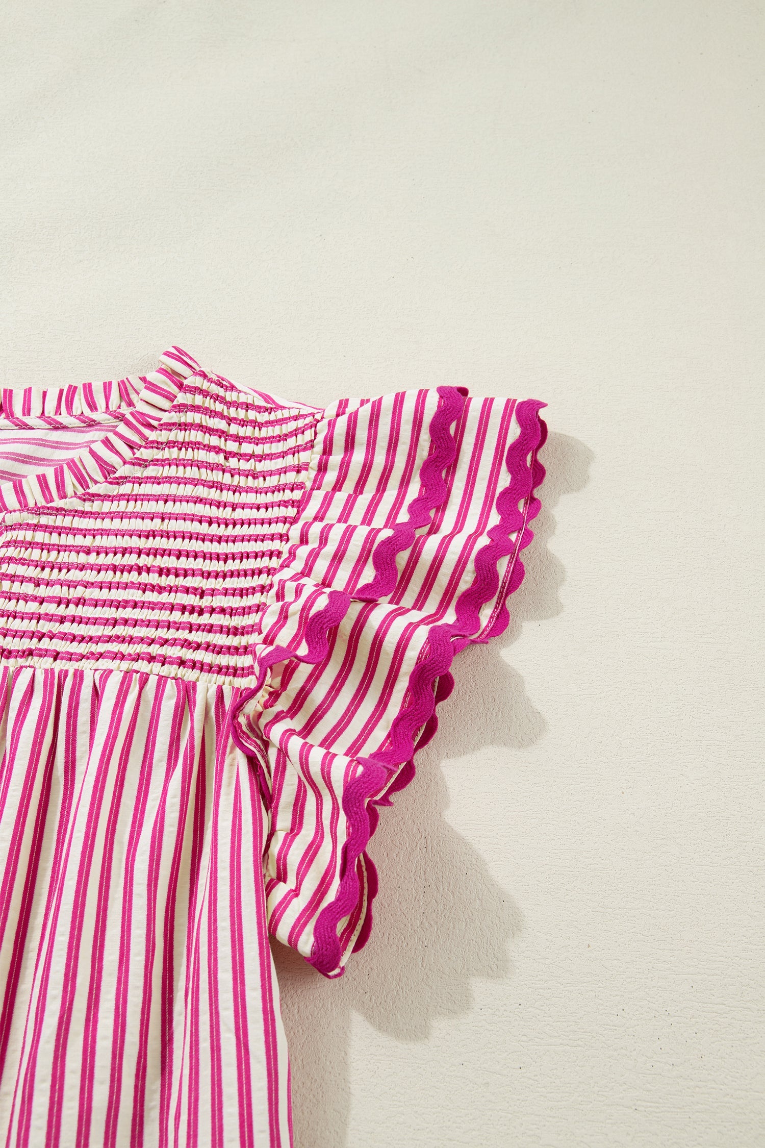 Treasure Ruffled Short Sleeve Blouse