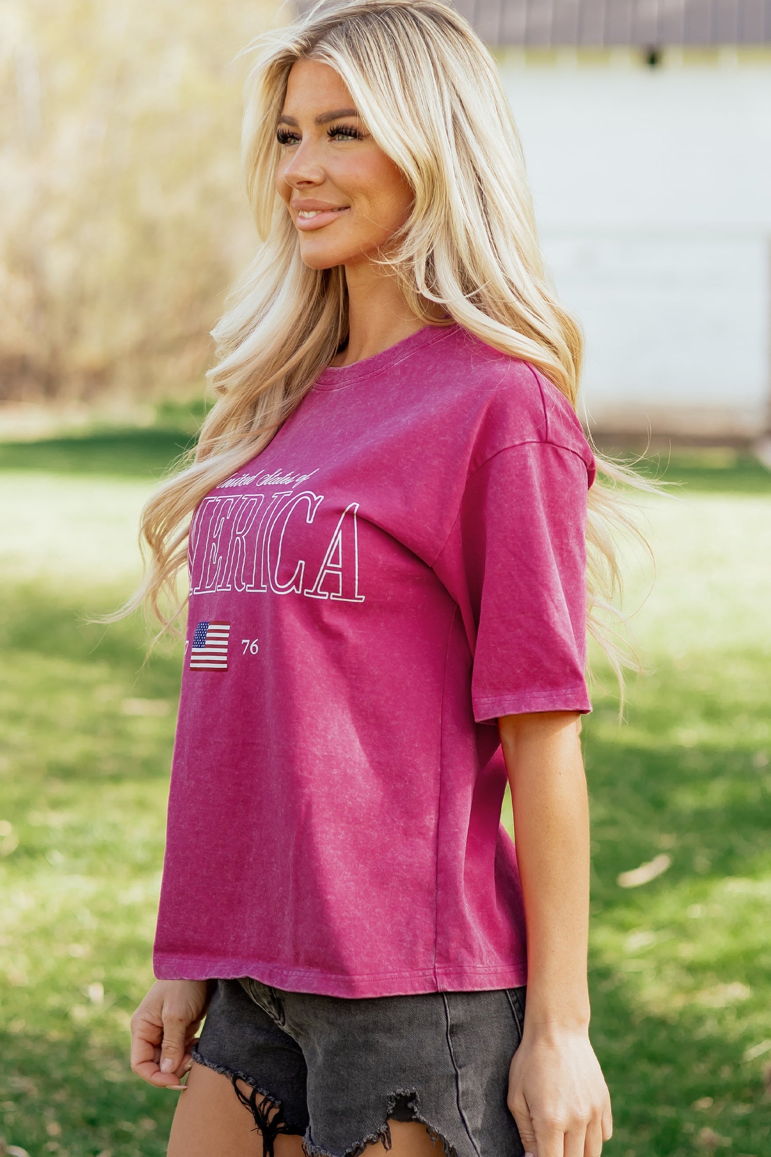 Emmy Mineral Wash Cotton Tee