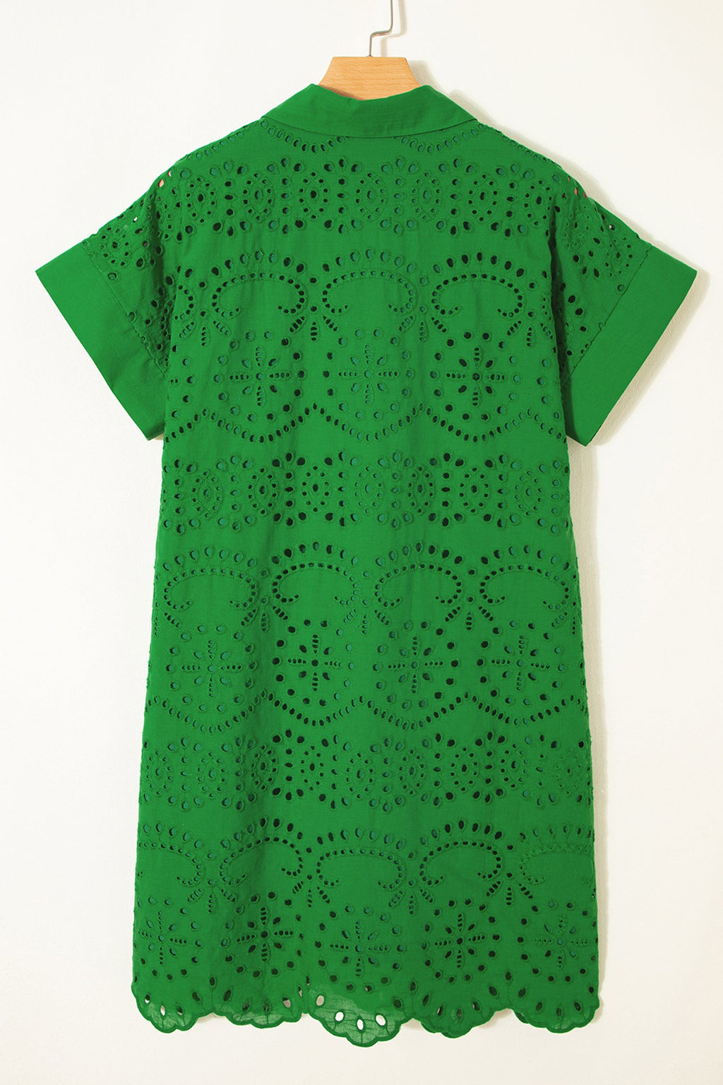 Celine Eyelet Embroidered T Shirt