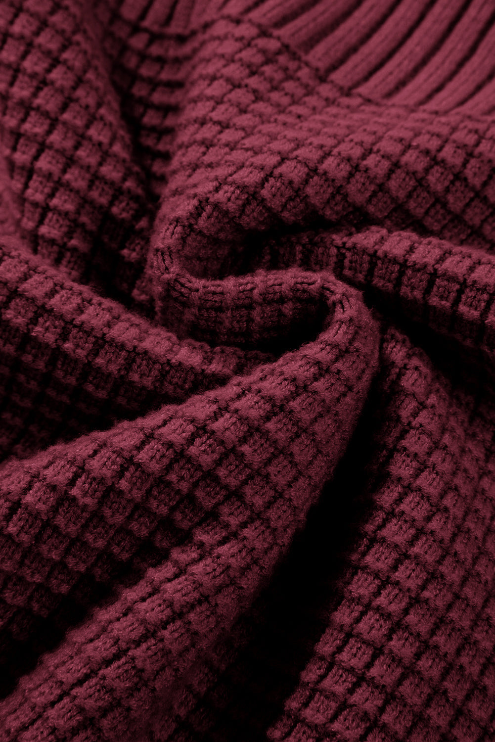 Julietta Mixed Textured Knitted Sweater