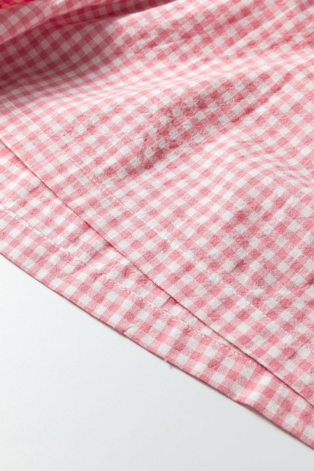 Daphne Trim Plaid Print PLUS Shorts