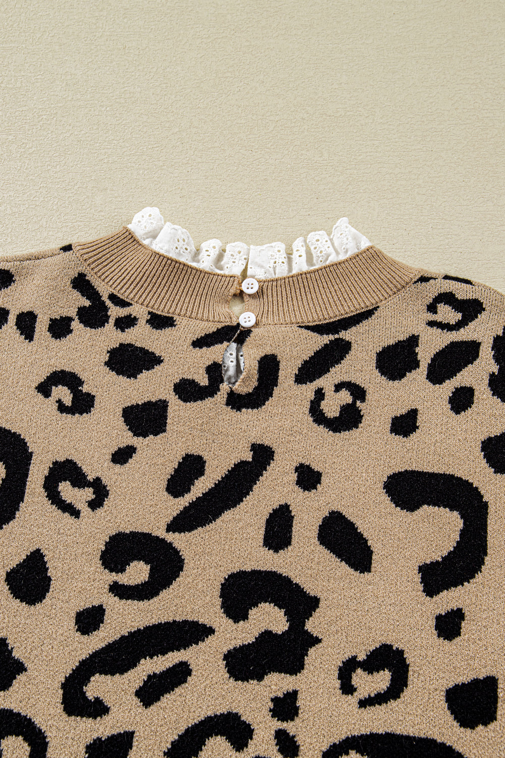 Halle Lacy Trim Cuffed PLUS Sweater