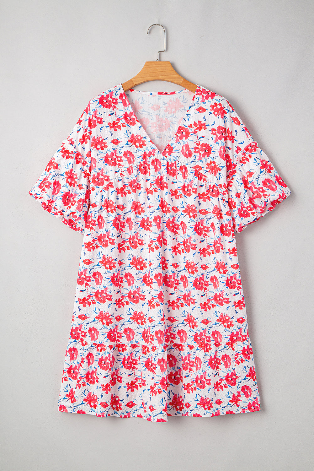 Zariah Ruffled Half Sleeve PLUS Dress
