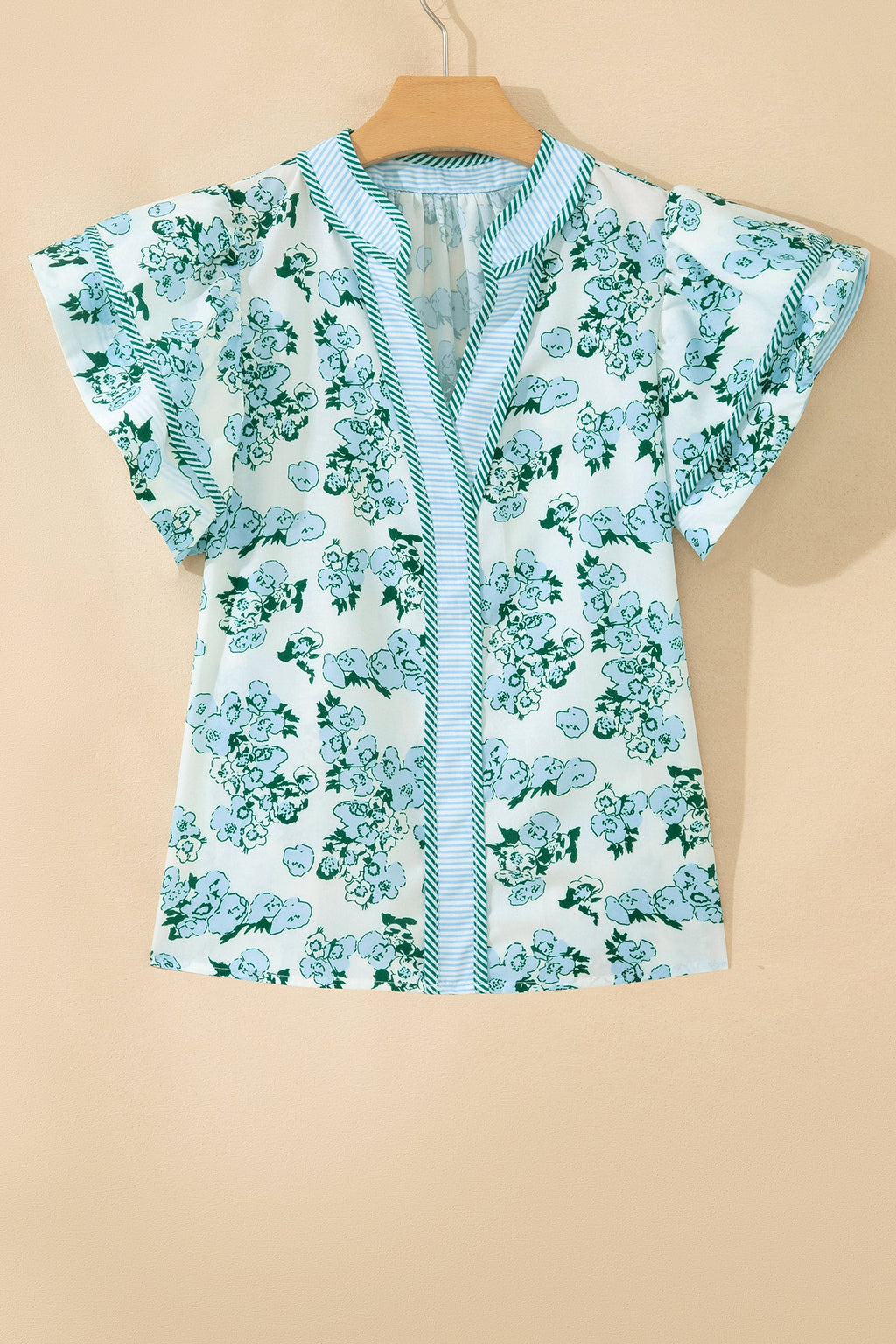 Christy Flutter Sleeve Blouse