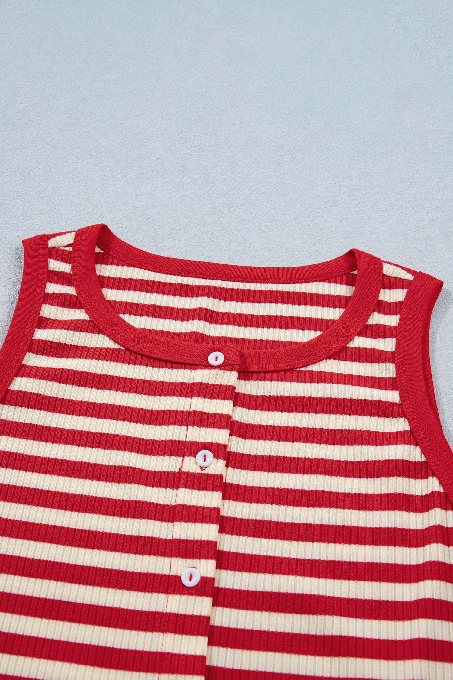 Monica Ribbed Knit Tank Top