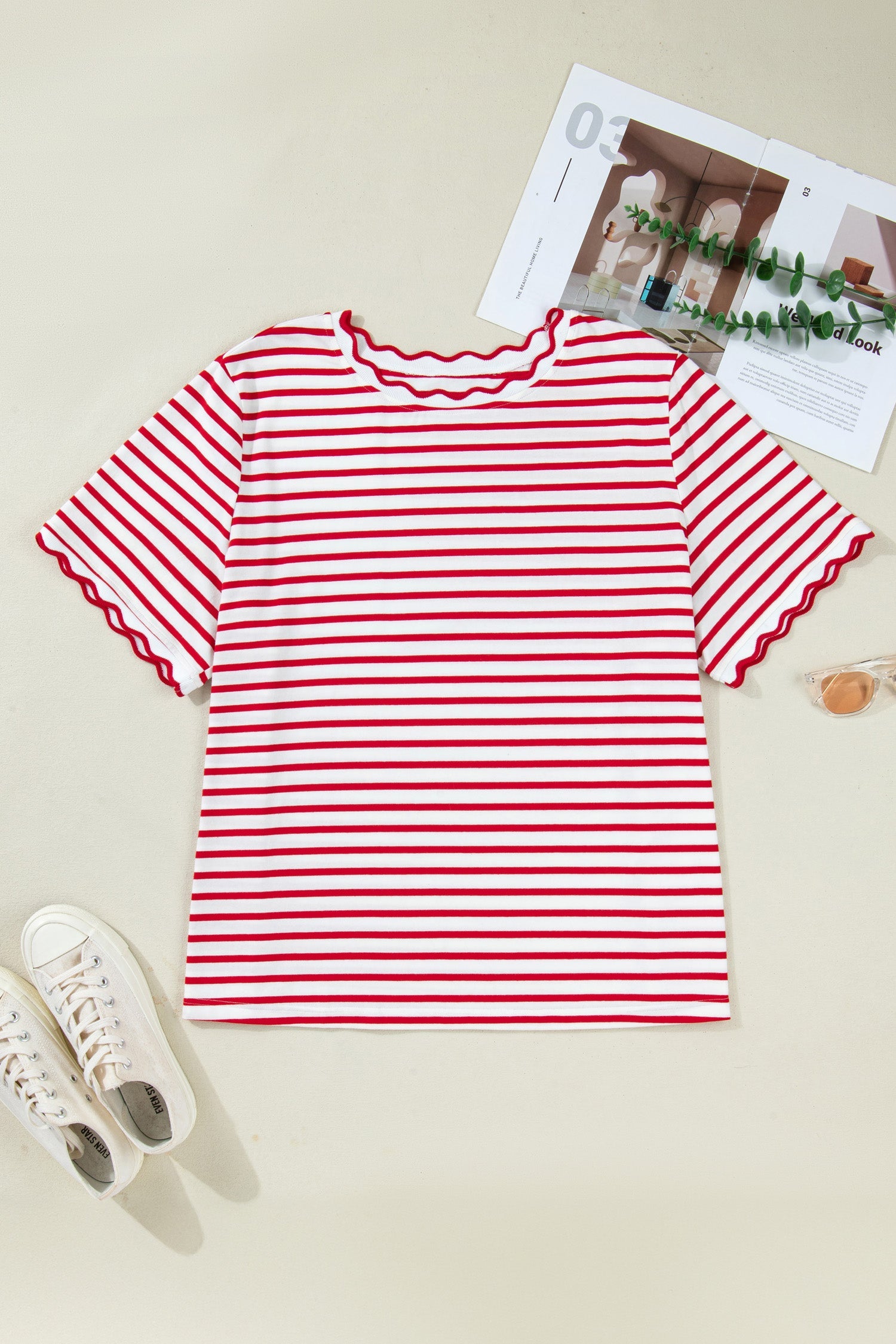 Esther Trim Short Sleeve PLUS Top