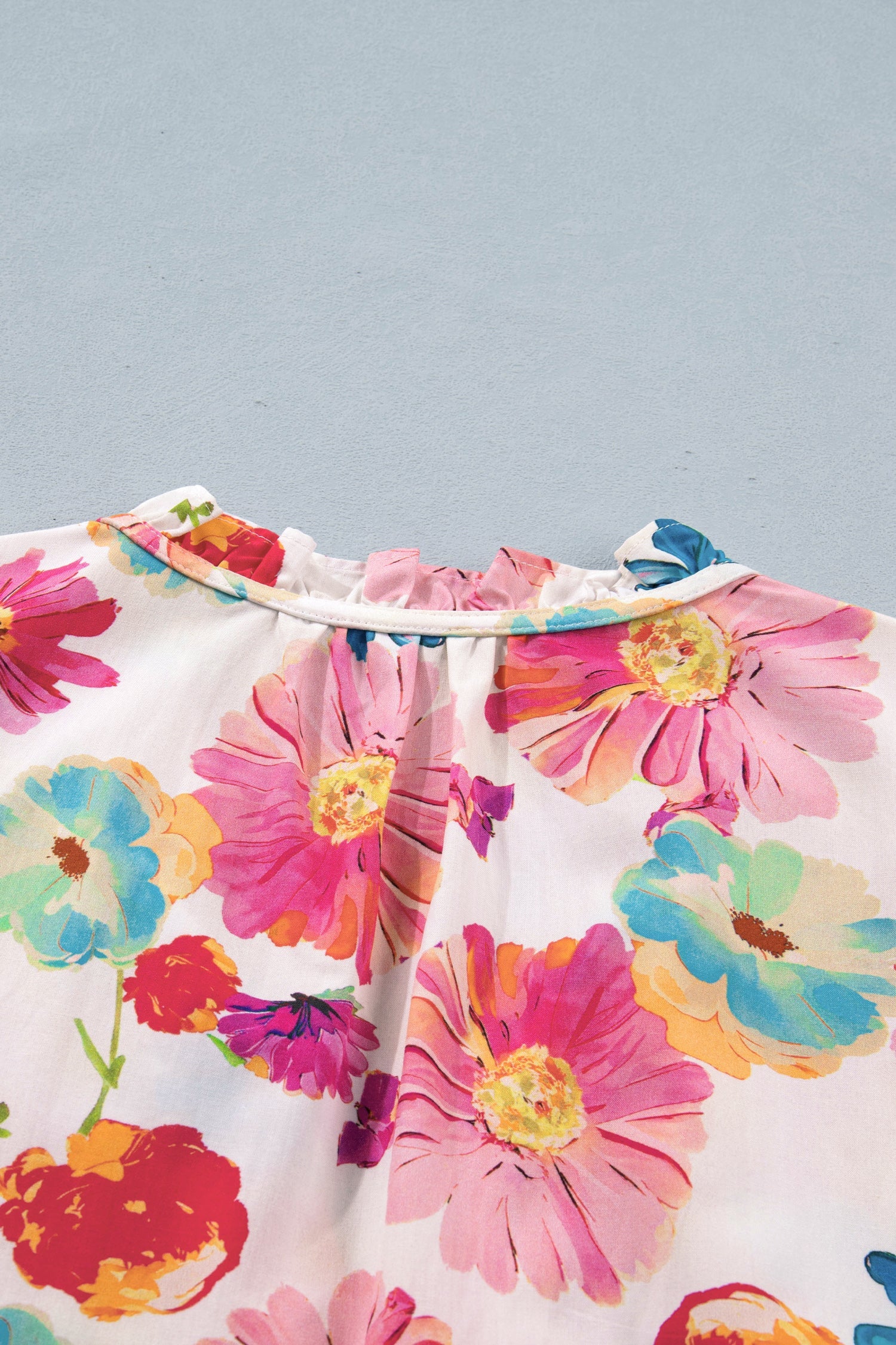 Faith Short Puff Sleeve Blouse