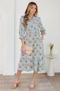 Rosalee Bracelet Sleeve Long Dress