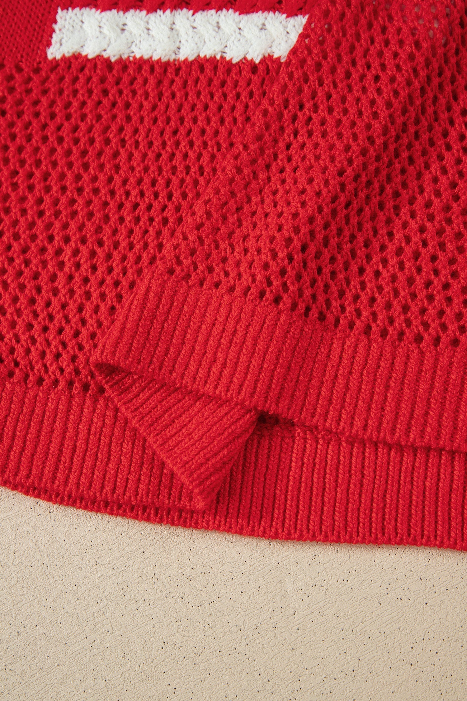 Emely Graphic Short Sleeve Sweater