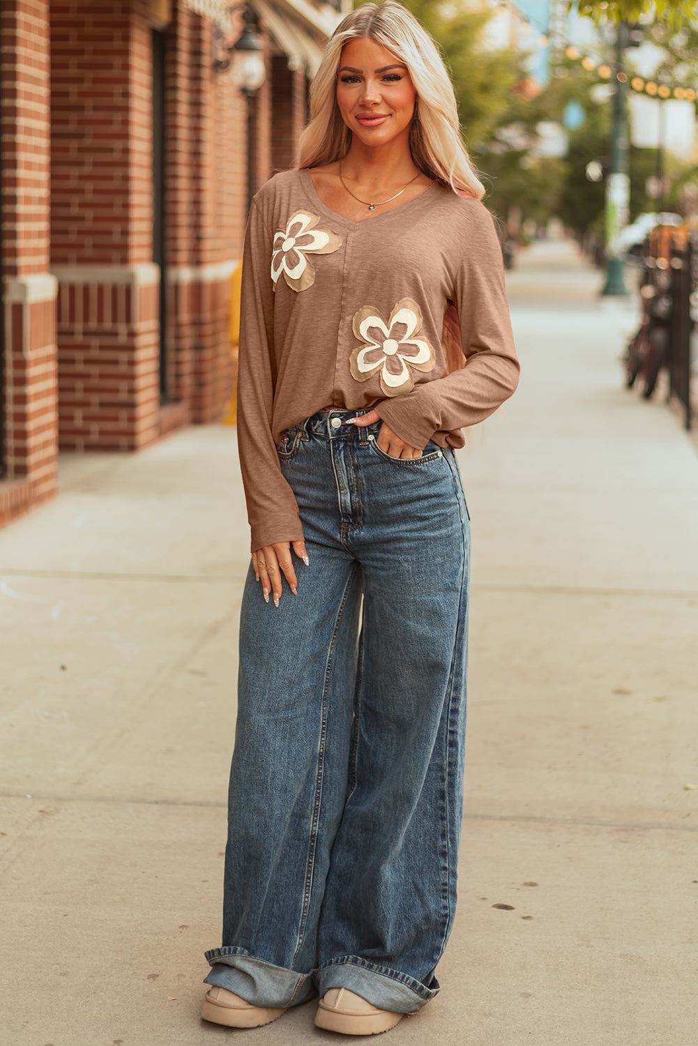 Zoe Sleeve T Shirt Long Sleeve Top