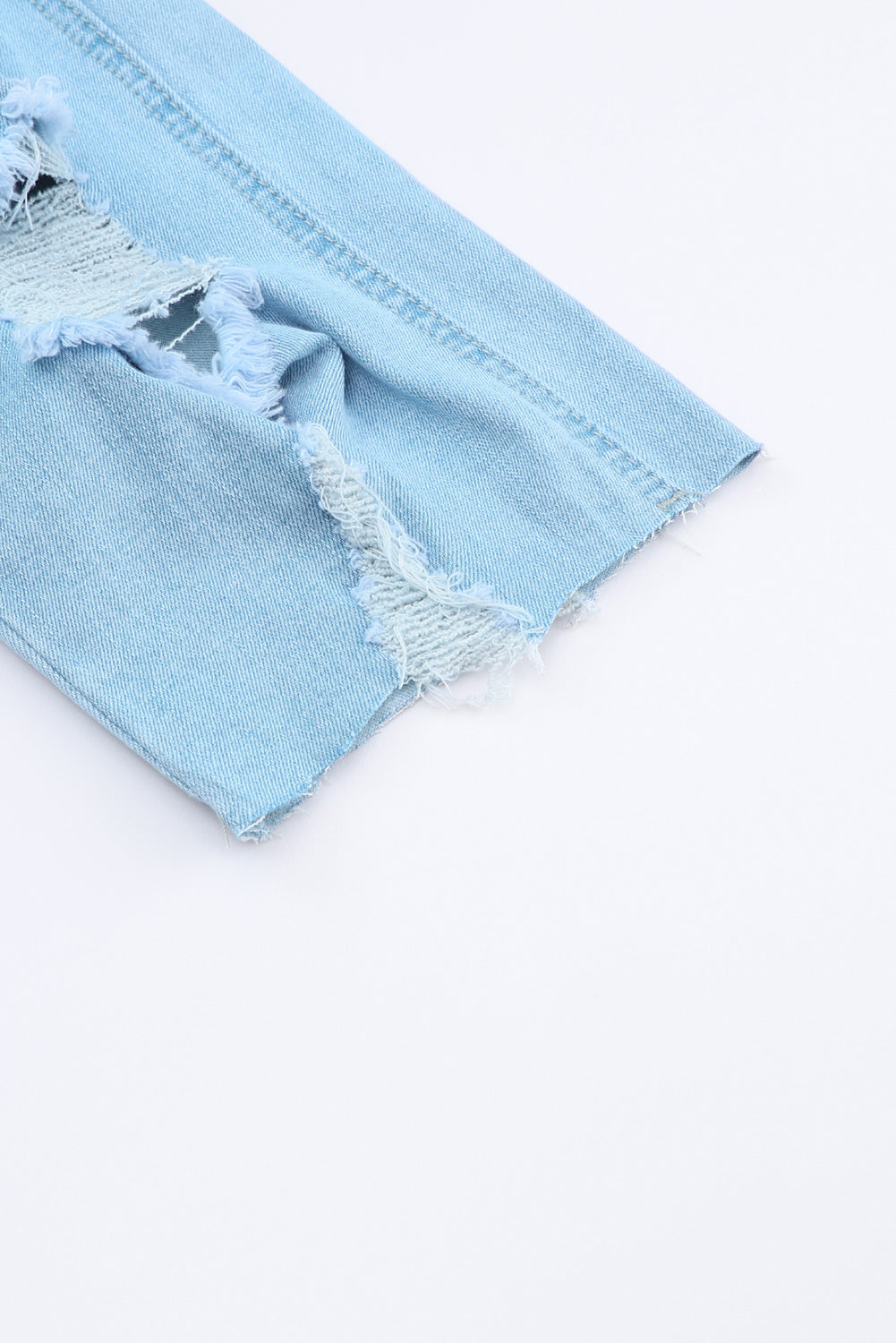 Sophia Constructed Bib Distressed Overalls