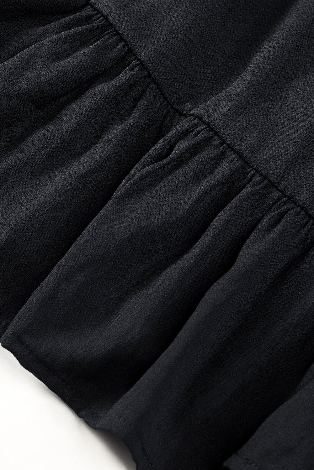Tatum Drawstring Ruffle Mini Dress