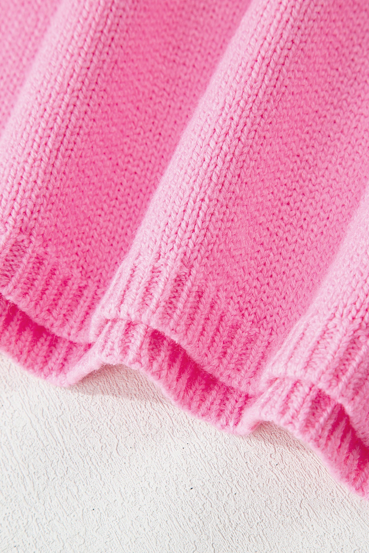 Olivia Backless Bubble Sleeve Sweater