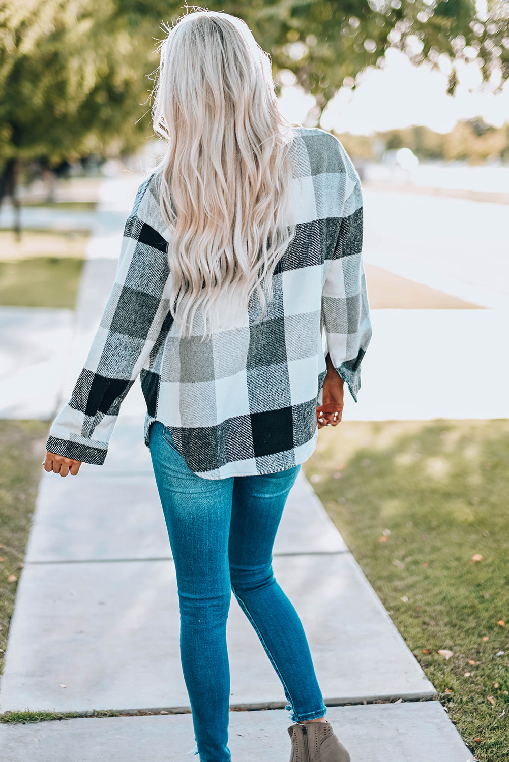 Leslie Block Long Sleeve Jacket