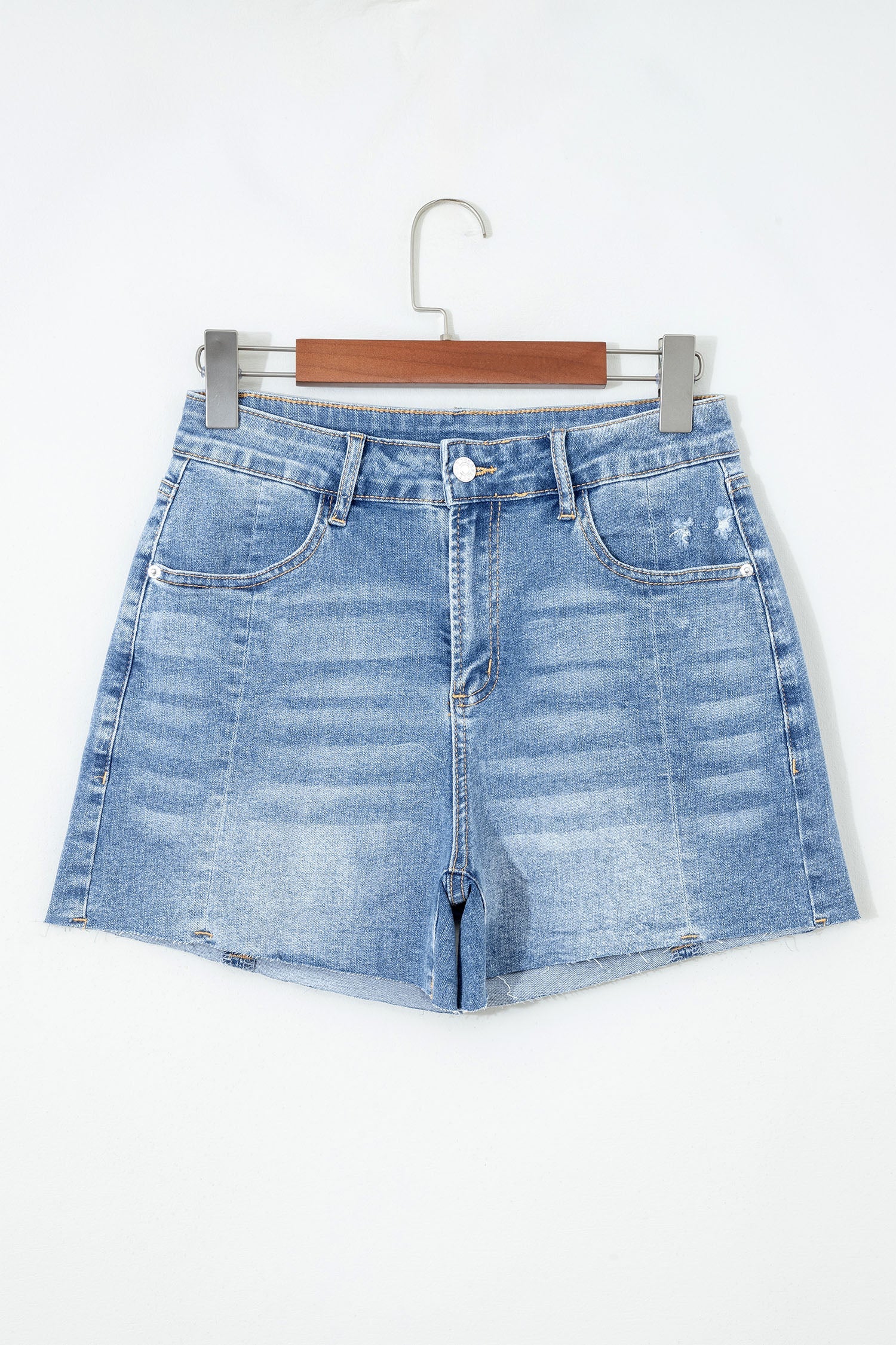 Rayne Wash Raw Hem Shorts