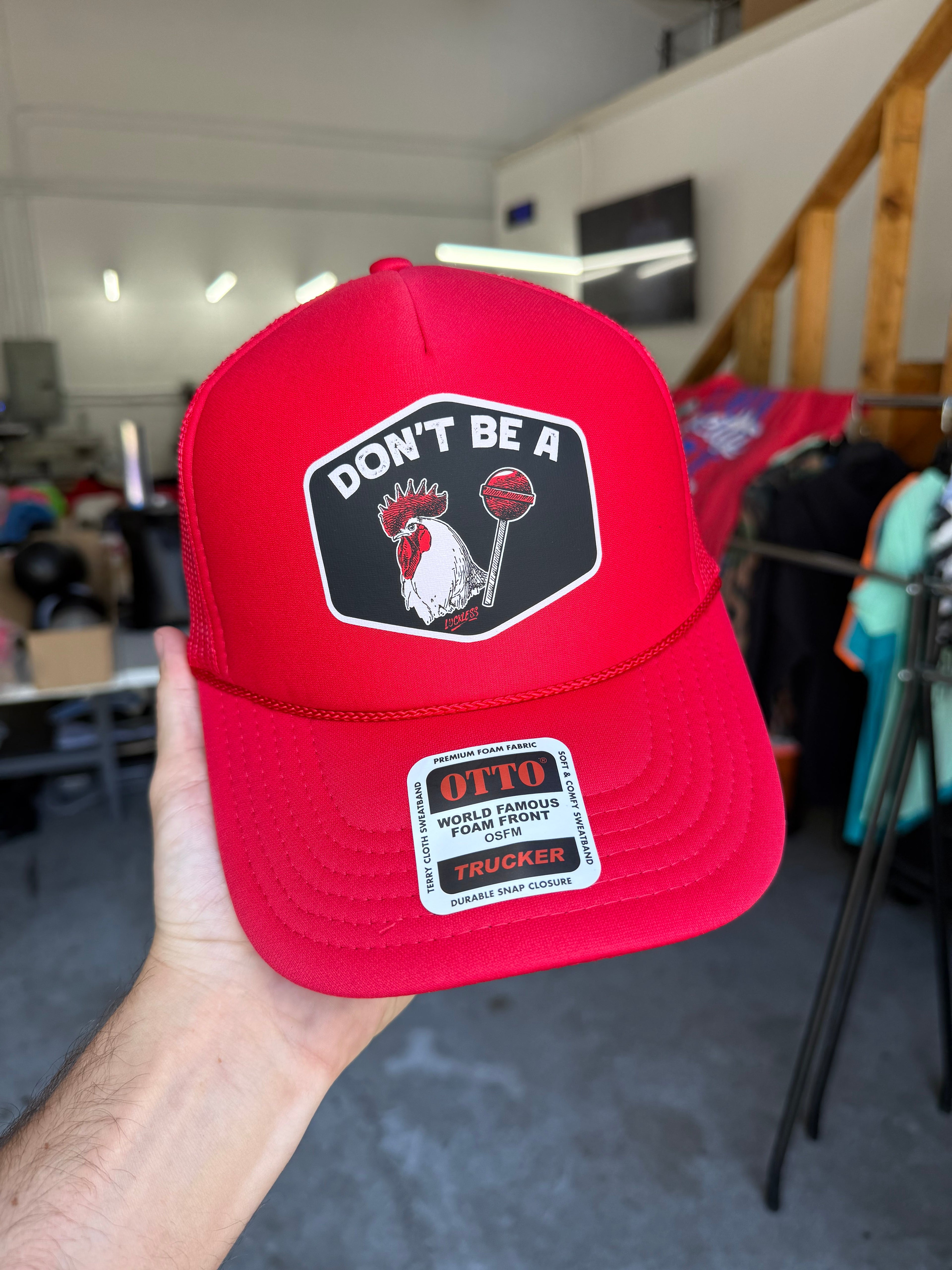 Chicken Lollipop Trucker Hat