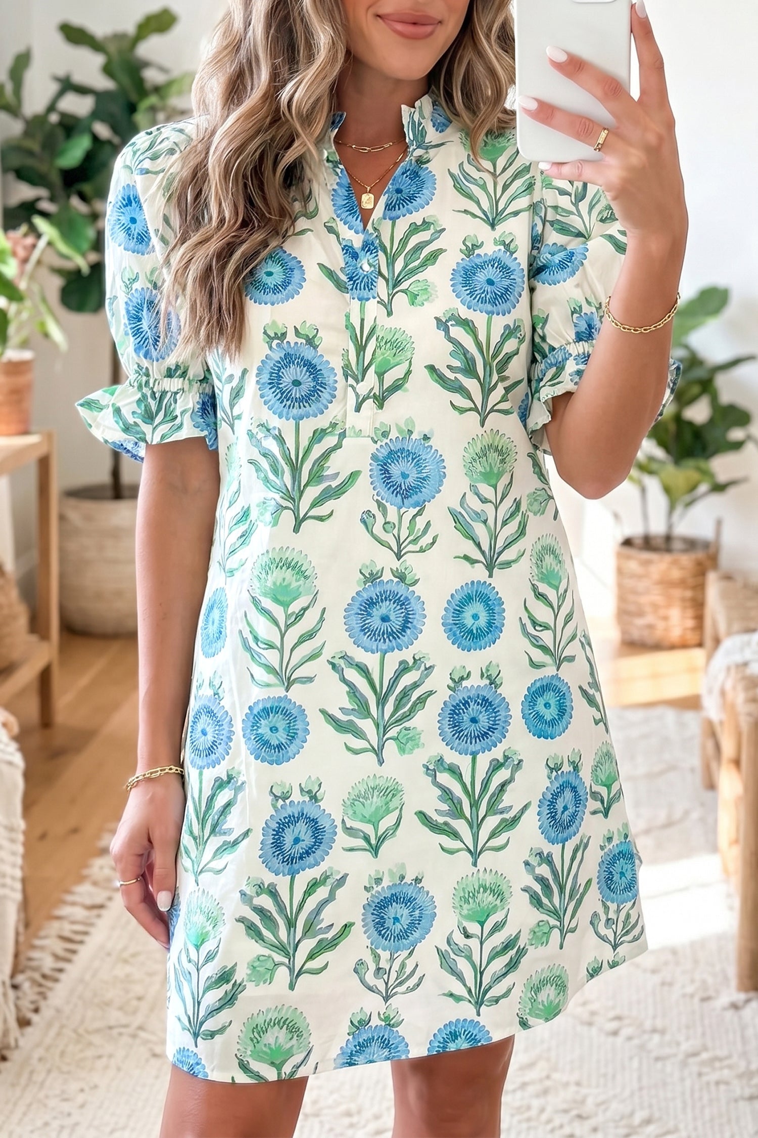 Dulce Frilly Short Sleeve Dress