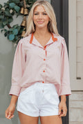Maren Frilled Collar Down Shirt