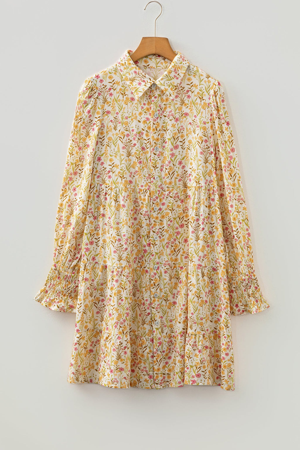 Kaiya Loose Shirt Dress Long Sleeve